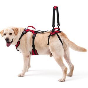 Lafoty Dog Lift Harness for Large Dogs, Full-Body Support Size Large, Red, New